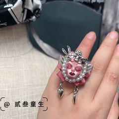 Original handmade ring niche design advanced cold opening does not fade