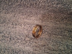 1997 Washington Quarters, Handmade Coin Ring, Size 8 clad