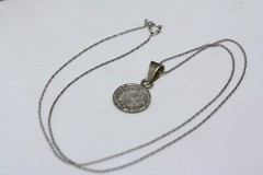 New Mexican Aztec Mayan Calendar Pendant 925 Sterling Silver 20″Unisex Necklace