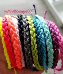 Waterproof Waxed Beach, Boho, Surfer Style Braided Bracelet, Yoga, Friendship