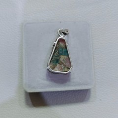 Beautiful Copper Quartz Handmade Pendant Sterling Silver Gemstone Cut Jewelry