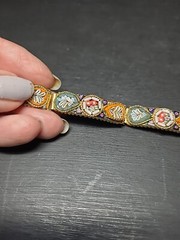 Micro Mosiac Bracelet, As Is