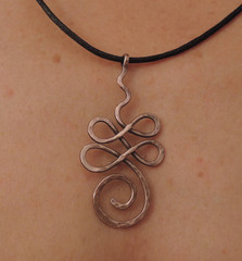 1 Pc Pure Copper Healing Pendant Spiral Locket, Jewelry, Spiritual Kriya