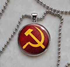 Communism Hammer & Sickle Choose Style Communist Pendant Necklace