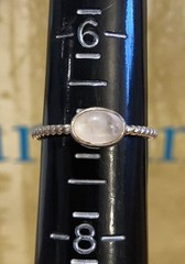 Sundance Catalog Sterling Silver Labradorite Carnelian and Moonstone Ring Size 7