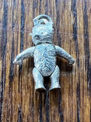 Movable Teddy Bear Pendant Charm Adorable – Sterling Silver 3.80 Gr