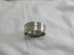Custom coin rings Morgan dollar 