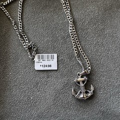 Stainless Steel Anchor Pendant with Chain