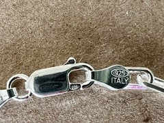 NEW $138 Sundance 7″ Sterling Silver Italy Paperclip 925 Link Bracelet Ladies