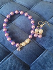Handmade Jewelry Bracelet and Earrings Set by North Star Jewelry and More