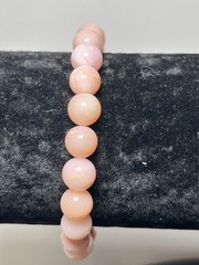 Pink Opal Beaded Bracelet Stretchable – 8 mm