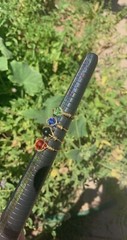 hand made wire gem rings, any color, any ring size