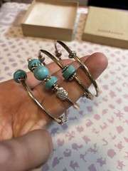 Natural Turquoise Sterling Silver Bangle Sundance Treasures Jewelry