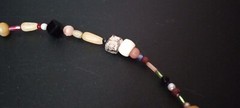 Brown Polish Brown Jasper Pendant Beaded Necklace