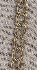 Artisan Gold Gray And Silver Metal Wire Circle Charm Collar Necklace 20 in