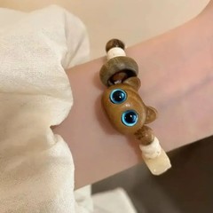 Fashion Luminous Beads Couple Bracelets For Women Men Charm Cat Matching Friend