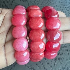 Chalcedony soft bangles 6.5 ( see pictures and pick ) (one)