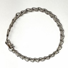 950 Sterling Silver Chain Bracelet Artisan Handcrafted From Peru