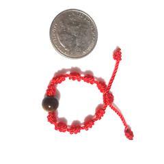 Baby Bracelet Tiger’s Eye In Red String