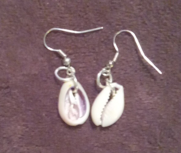 Shell Earrings Handmade By Author Elizabeth Jordan