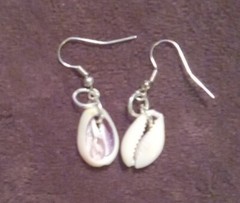 Shell Earrings Handmade By Author Elizabeth Jordan