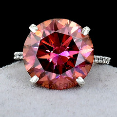 RARE 6Ct Certified Pink Diamond Solitaire Ring- Great Shine! Free Tariffs.