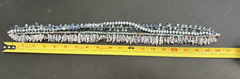Multi Strand Biwa Stick Pearl Beaded Necklace