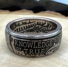 250th U.S. 2026 «Knowledge is Liberty» Half Dollar Coin Ring Band NEW