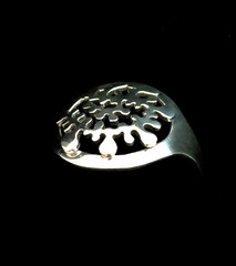 6.25″ x 43mm TAXCO (T2-05) Solid Sterling Silver Modernist Cuff. FLAWLESS!