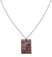 Anju Mixed Metals «Mothers & Daughters Make Best Friends» Pendant Necklace – NEW