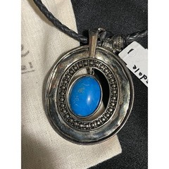 Bead for Life Turquoise & Silver Necklace – Brand New – With Bag