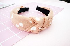Women’s Knot Hairband Wide Floral Polka Dot Bow Vintage Hairband Headband
