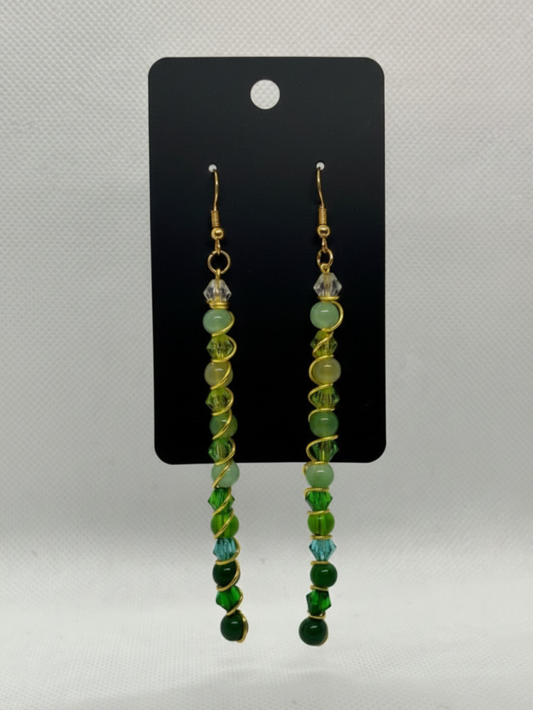 Long/XL Length Handmade Wire Wrapped Earrings