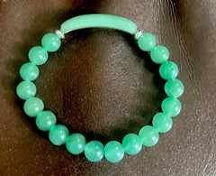 Unisex Quartz Beaded Stretch Bracelet MOOD LUCK ENHANCERS