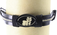 TEDDY BEAR – Tagua Bracelet – Vegan, Organic – Native Design – NEW