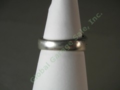 VTG Tiffany & Co 18K 750 Yellow Gold Rope 925 Sterling Silver Women Shrimp Ring
