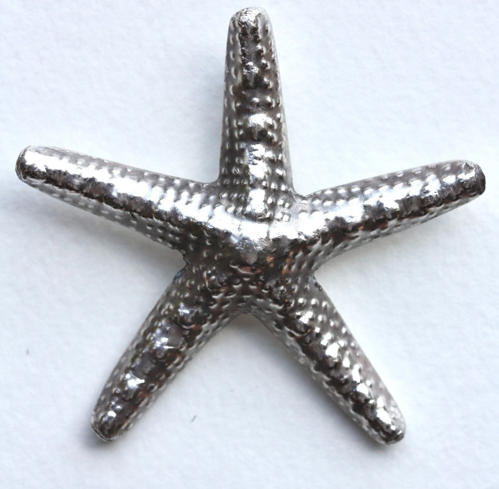 KAREN HILL TRIBE FINE SILVER STARFISH PENDANT 55mm 2 1/4″