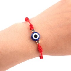 Handmade Evil Eye Luck Bracelet Double Protection Red String for Men Women