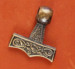 Sejero Thor’s Hammer, Denmark Mjolnir Replica, Medieval Viking Pagan Jewelry