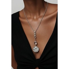 VB&Co Lord’s Prayer Silver Christian Medallion Pendant Necklace