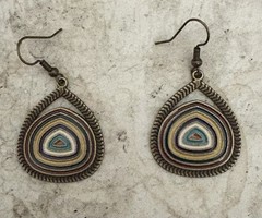 Earrings for Women: Alpaca, Natural Stone, Peruvian Handicraft, Cusco