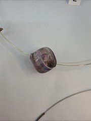 Murano Glass Necklace Italy Art Glass Wire Cable Choker Choice MT08