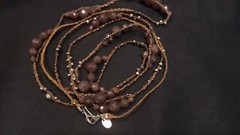 Authentic! Chan Luu long beaded agate handcrafted necklace