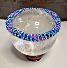 Lotus Sky Bracelet Set #1 Size Original – Blues and Pinks