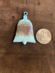 ANTIQUE HAND CARVED NEPALESE BELL SHAPED PENDANT