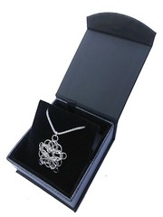 Handmade Star Pendant Argentium Sterling Silver Chainmaille Necklace