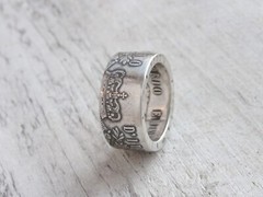 Italian Silver Coin Ring – Handmade Rings from Coins – Jewelry – Italian jewelry