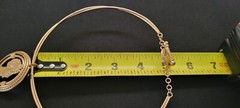 Patrizia Daliana Italian Bronze Cameo Drop Pendant Collar Necklace