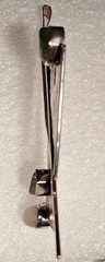 OOAK Sterling Silver + Semi-Precious Stones Pendant /Art Jewelry Designer Signed