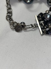 VTG Chan Luu 5 Strand Multicolor Freshwater Pearl & Sterling Silver Bracelet 925